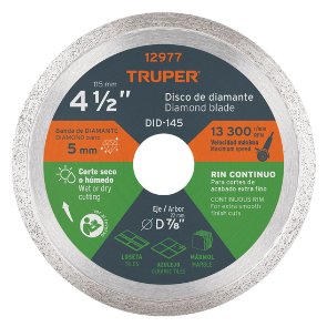 Disco corte diamante de 4 1/2