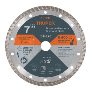 Disco de diamante para concreto 7